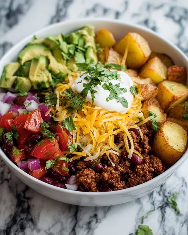 Loaded Potato Taco Bowl Recipe
