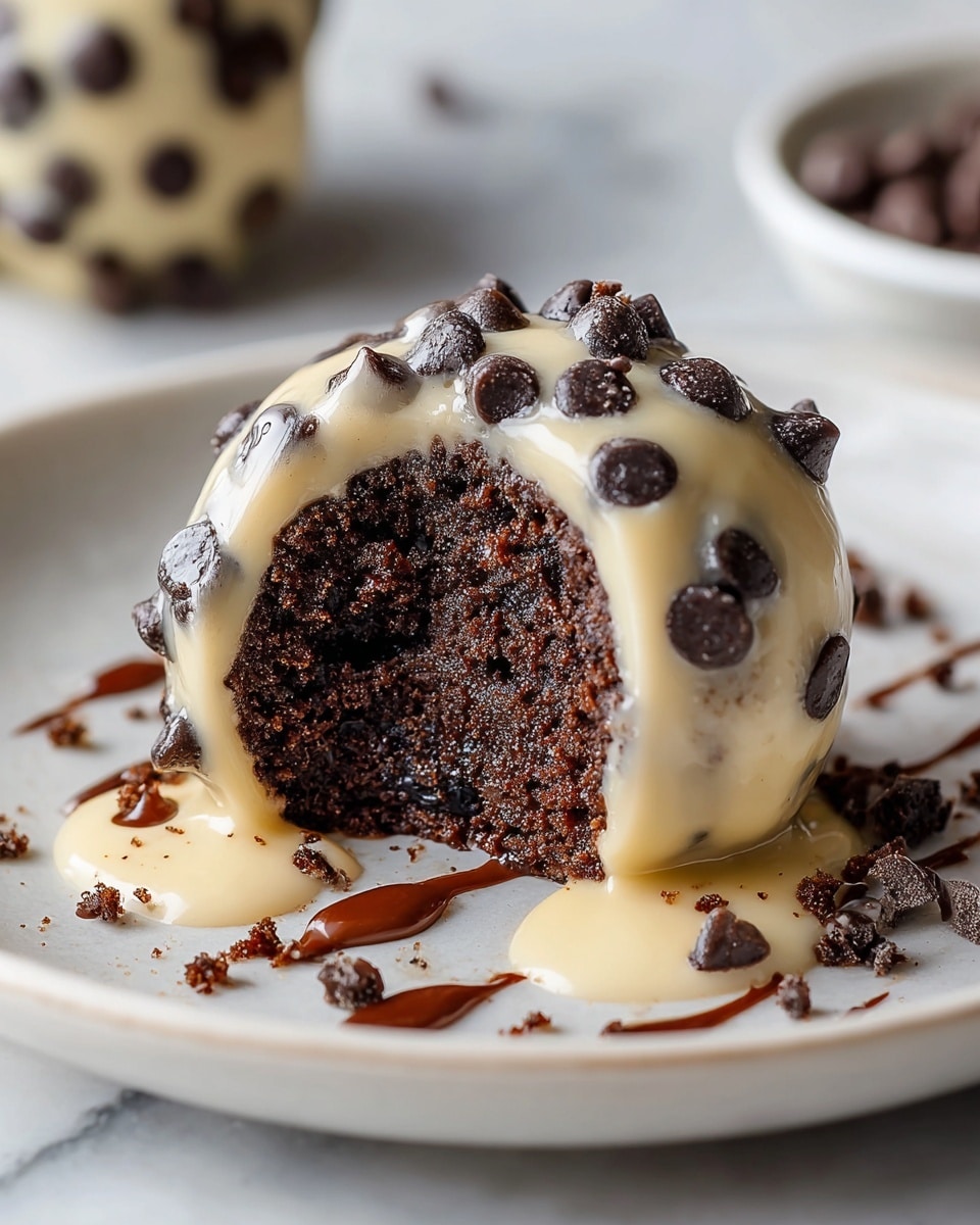 No-Bake Chocolate Chip Cookie Dough Brownie Bombs Recipe