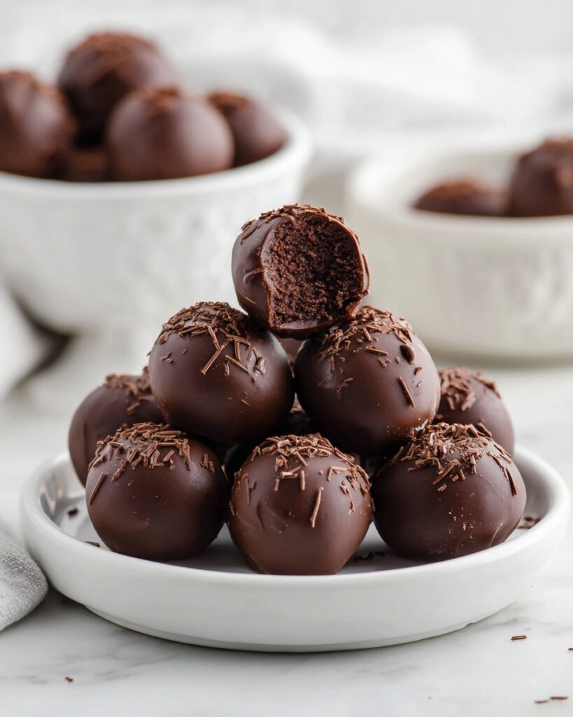 Easy Brownie Truffles Recipe