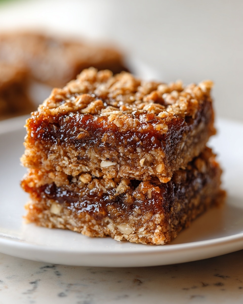 Rectangular metal baking pan filled with a golden-brown, freshly baked oat and brown sugar crisp bar dessert, the surface evenly textured with a crumbly topping that glistens slightly under natural light, whole uncut dish shown with visible edges of the pan, photographed at a 3/4 angle on a white marble background, professional food styling photo taken with an iphone --ar 4:5 --v 7