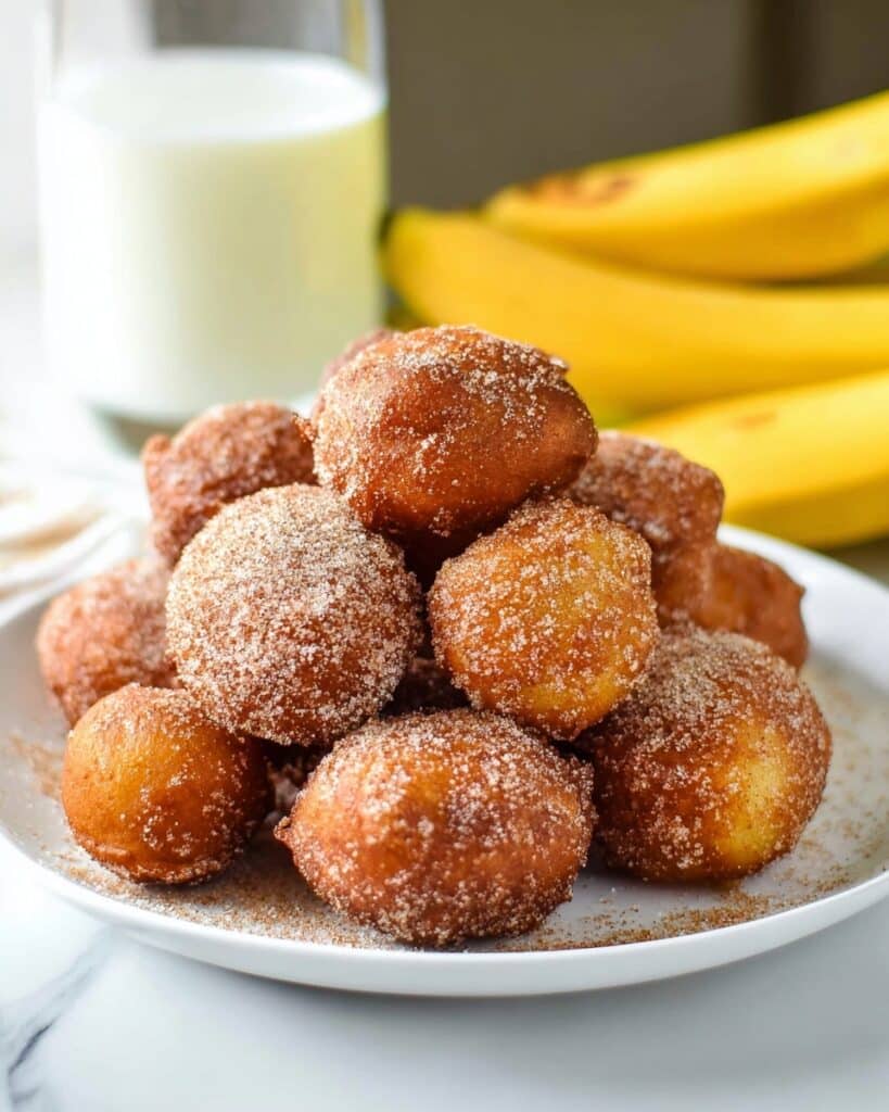 Banana Donut Holes Recipe