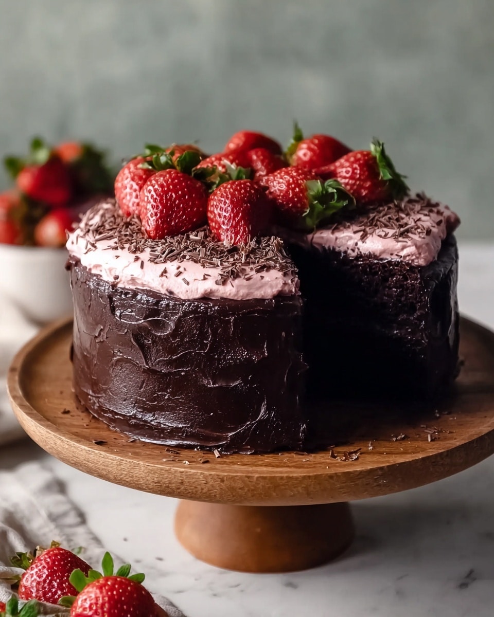 Strawberry Chocolate Cake Recipe