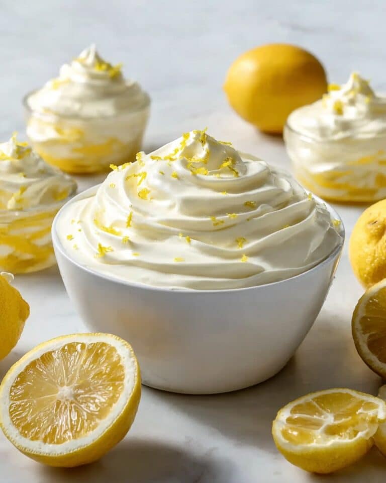 High Protein Lemon Cottage Cheese Pudding Recipe
