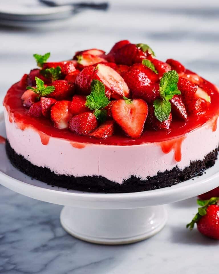 No Bake Strawberry Cheesecake Recipe