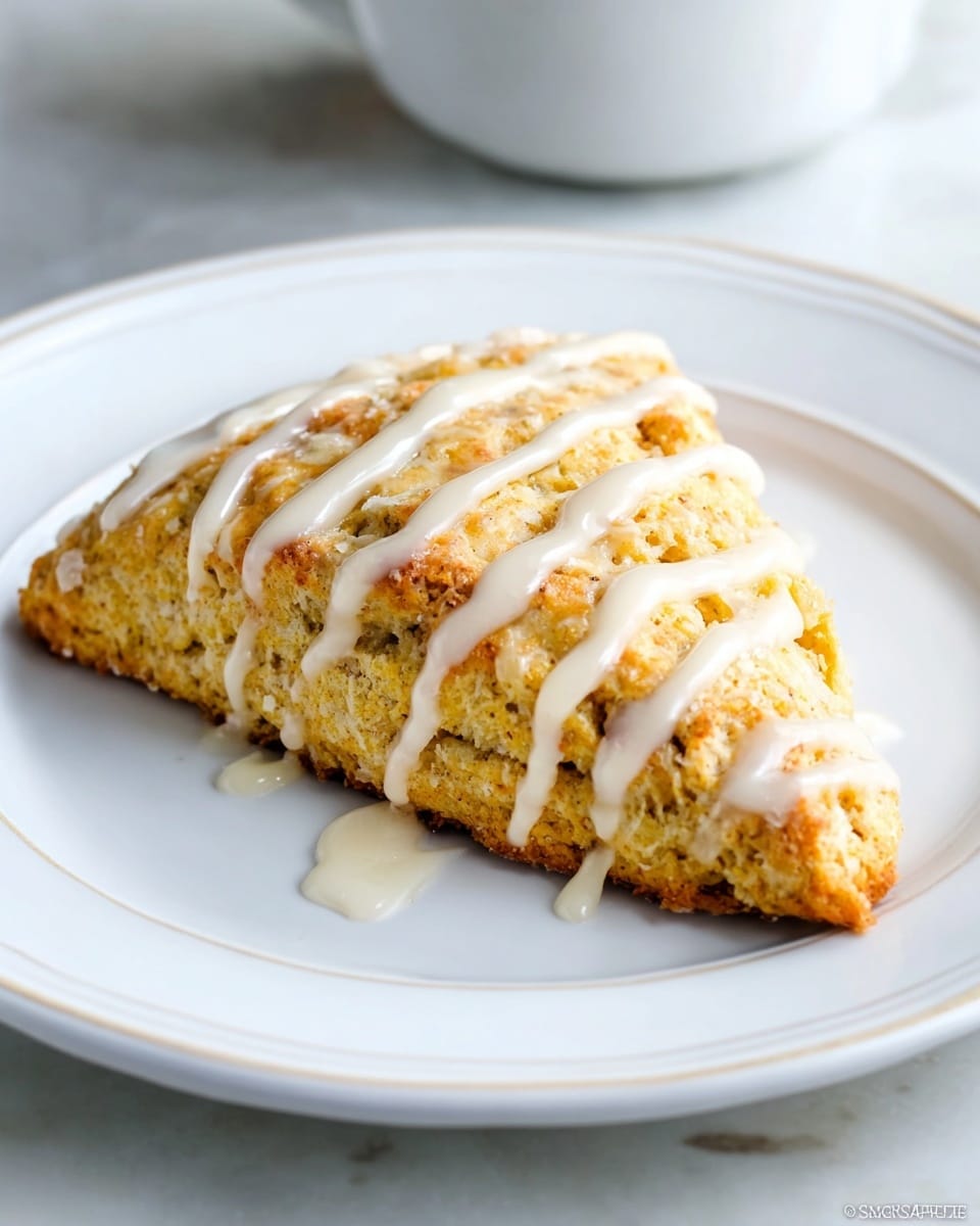 Pumpkin Spice Scones with Maple Glaze Recipe
