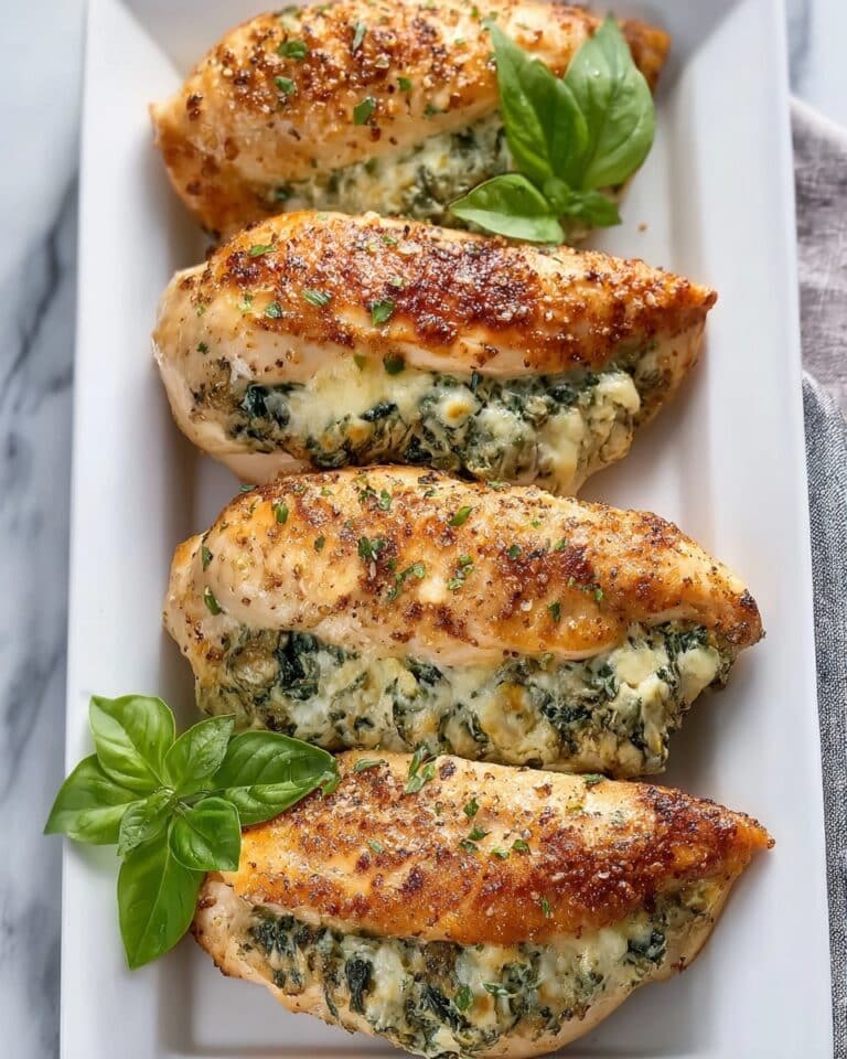 Healthy Pesto Stuffed Chicken Breast Recipe