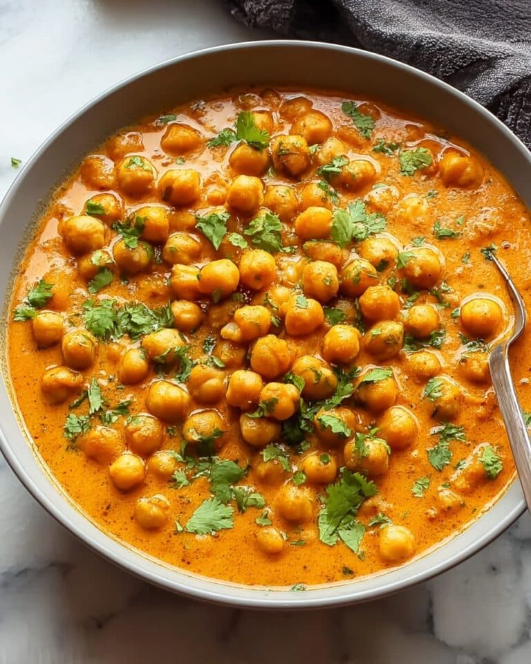 Creamy Indian Butter Chickpeas for Quick Comfort Food Recipe
