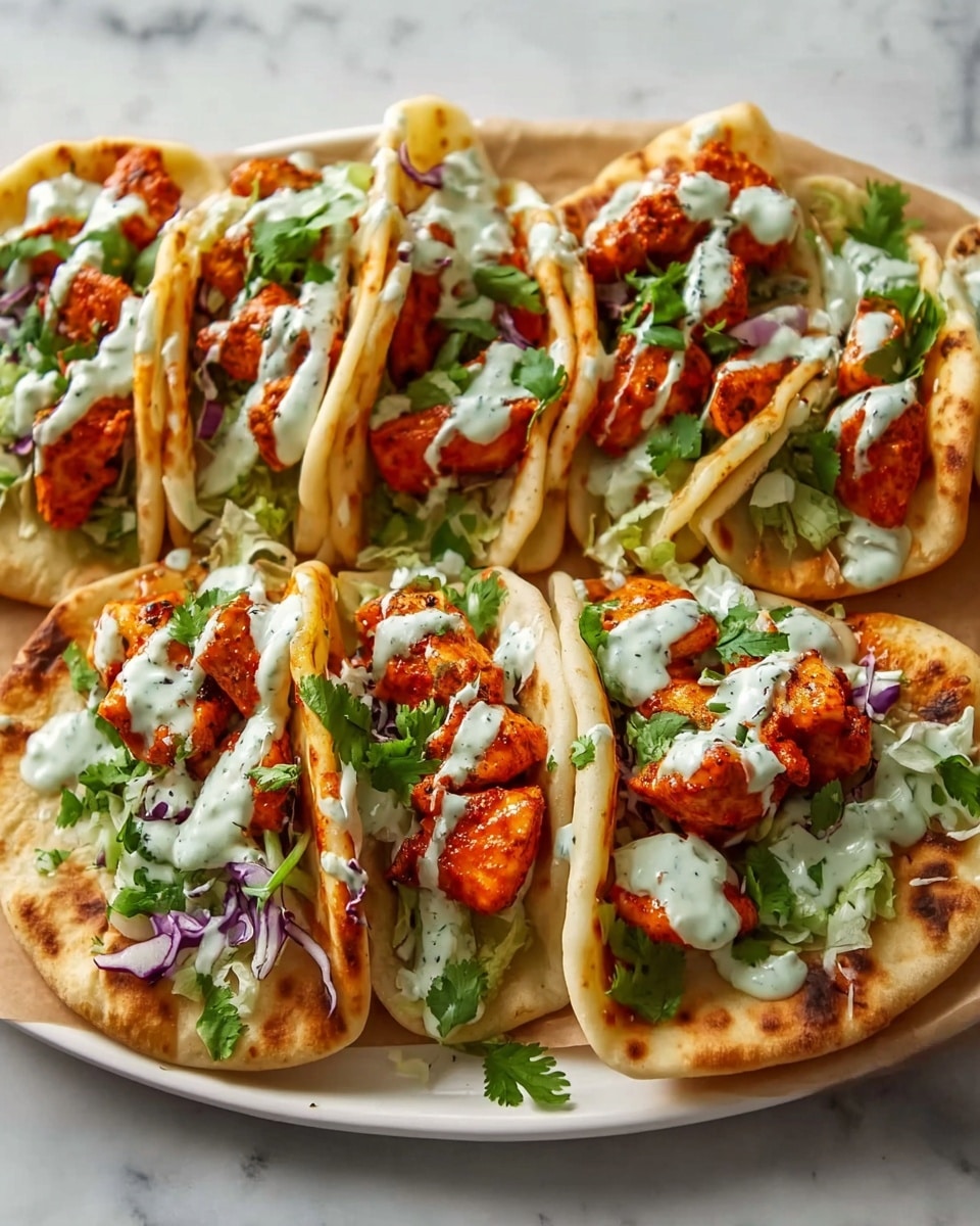 Sheet Pan Chicken Pitas with Herby Ranch Recipe