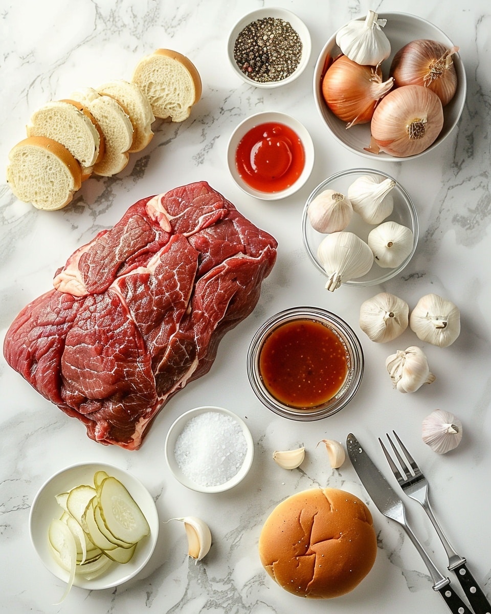 Single white plate showcasing a close-up serving of a barbecue pulled beef sandwich, the bun slightly toasted and shiny with sesame seeds on top, revealing a generous portion of tender shredded beef coated in rich, glossy barbecue sauce and melted sharp cheddar cheese dripping slightly, the interior textures of the juicy meat clearly visible along with caramelized onions, angled to emphasize depth and layers, set on a white marble surface under natural lighting, styled like a food blog presentation, photo taken with an iphone --ar 4:5 --v 7
