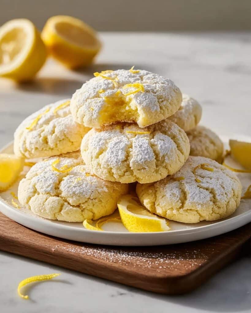 Lemon Crinkle Cookies Recipe