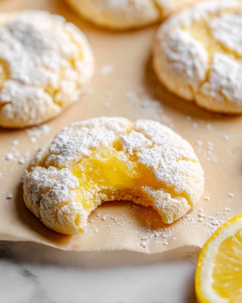 Lemon Bar Cookies Recipe