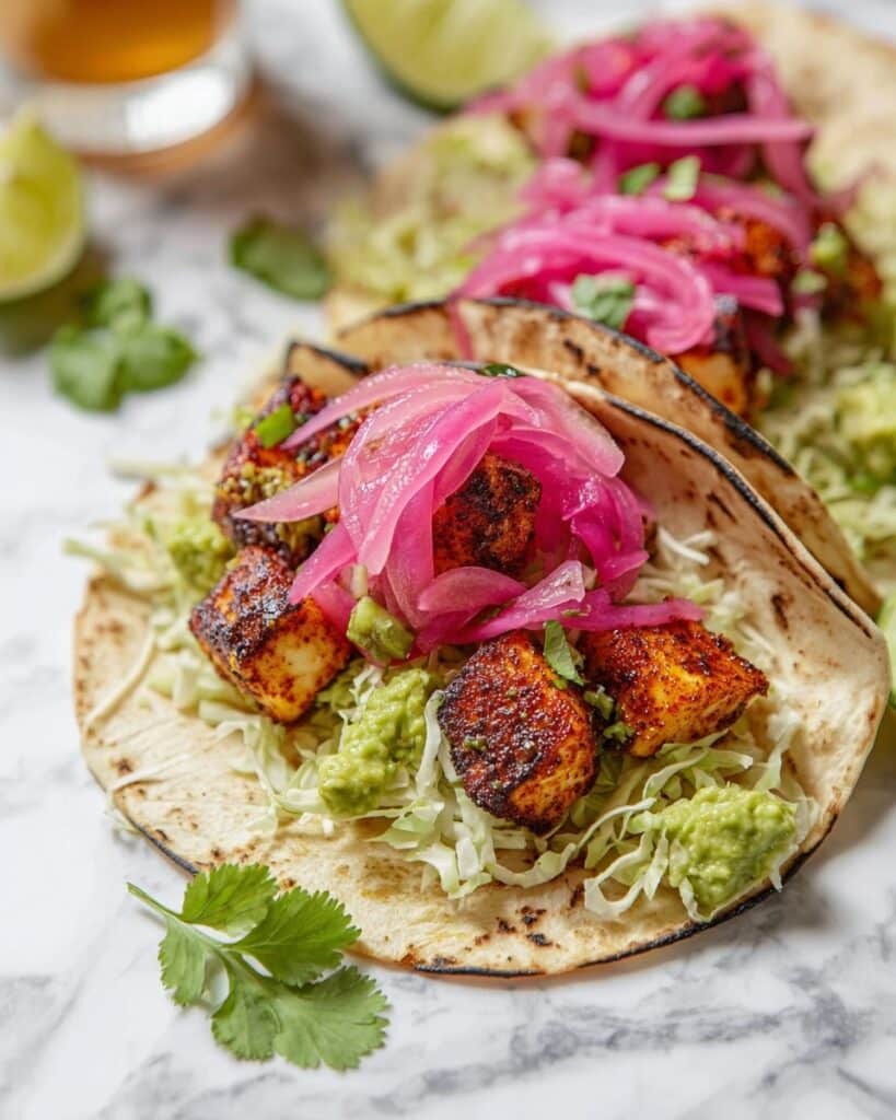 Easy Salmon Tacos with Creamy Slaw Recipe