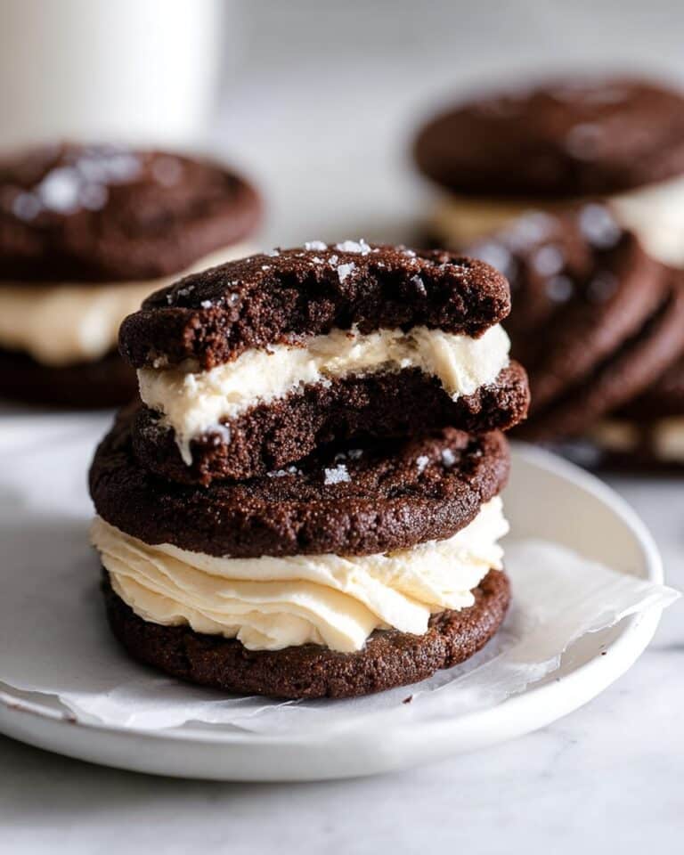 Brownie Cookie Sandwiches with Cookie Dough Buttercream Recipe