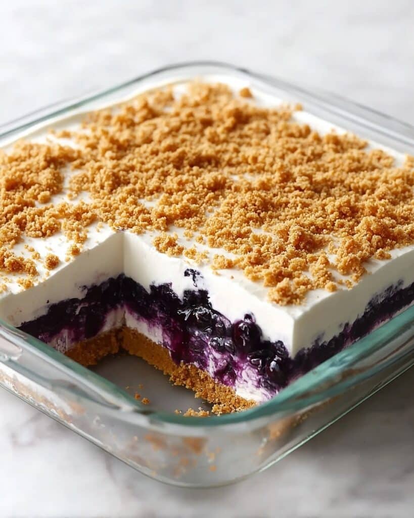 Classic Layered Blueberry Delight Recipe