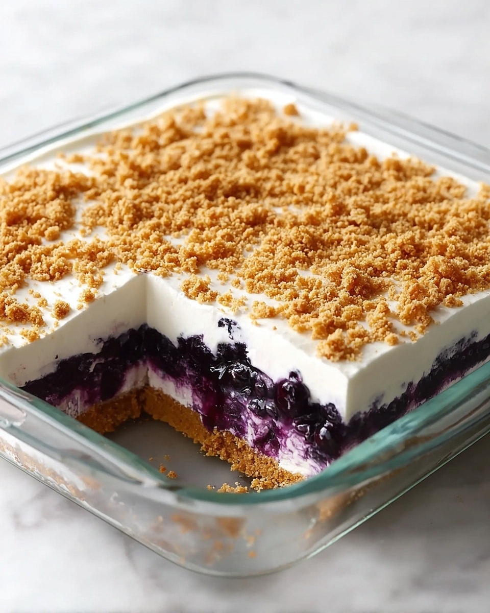 Classic Layered Blueberry Delight Recipe