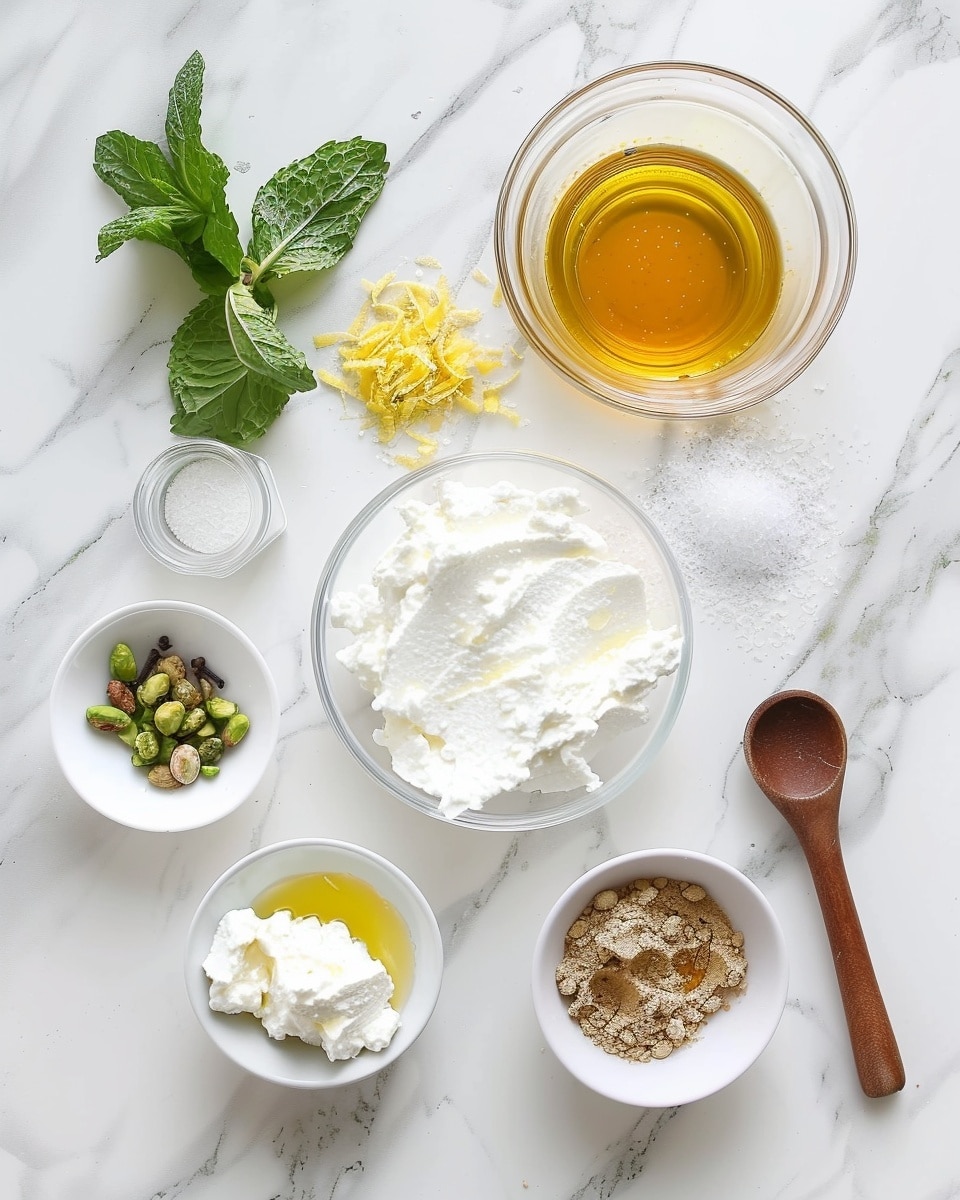 Single white plate with one creamy rasgulla soaked in rich caramel-brown sugar syrup, glossy syrup dripping slowly down its soft, spongy texture, topped with a scattering of crushed green pistachios and a delicate dusting of powdered sugar, close-up angled shot highlighting the porous surface and syrup pooling around the base, placed on white marble background, styled with natural lighting for an inviting, intimate dessert serving photo taken with an iphone --ar 4:5 --v 7