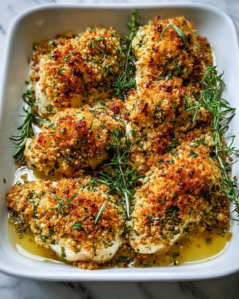 Herb-Crusted Baked Boursin Chicken for a Cozy Dinner Delight Recipe