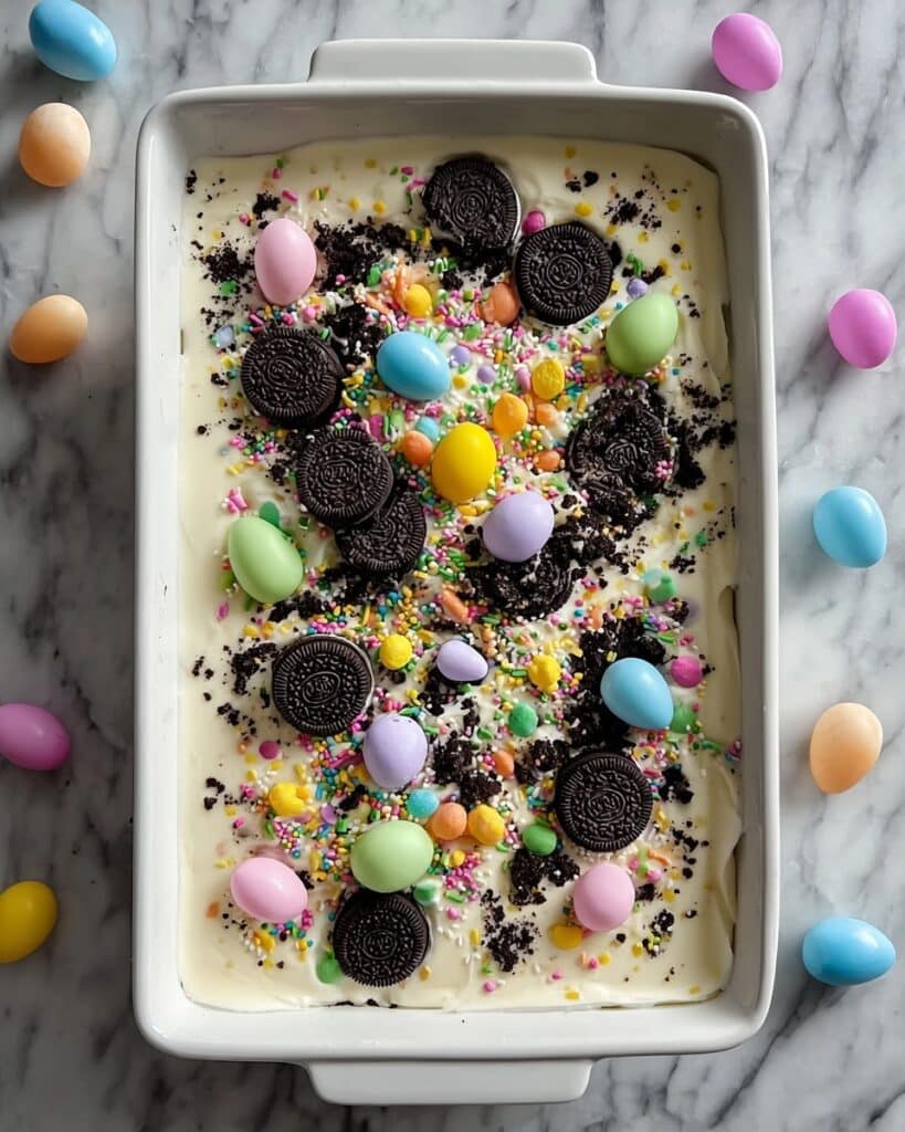 Easter Oreo Dirt Cake Recipe