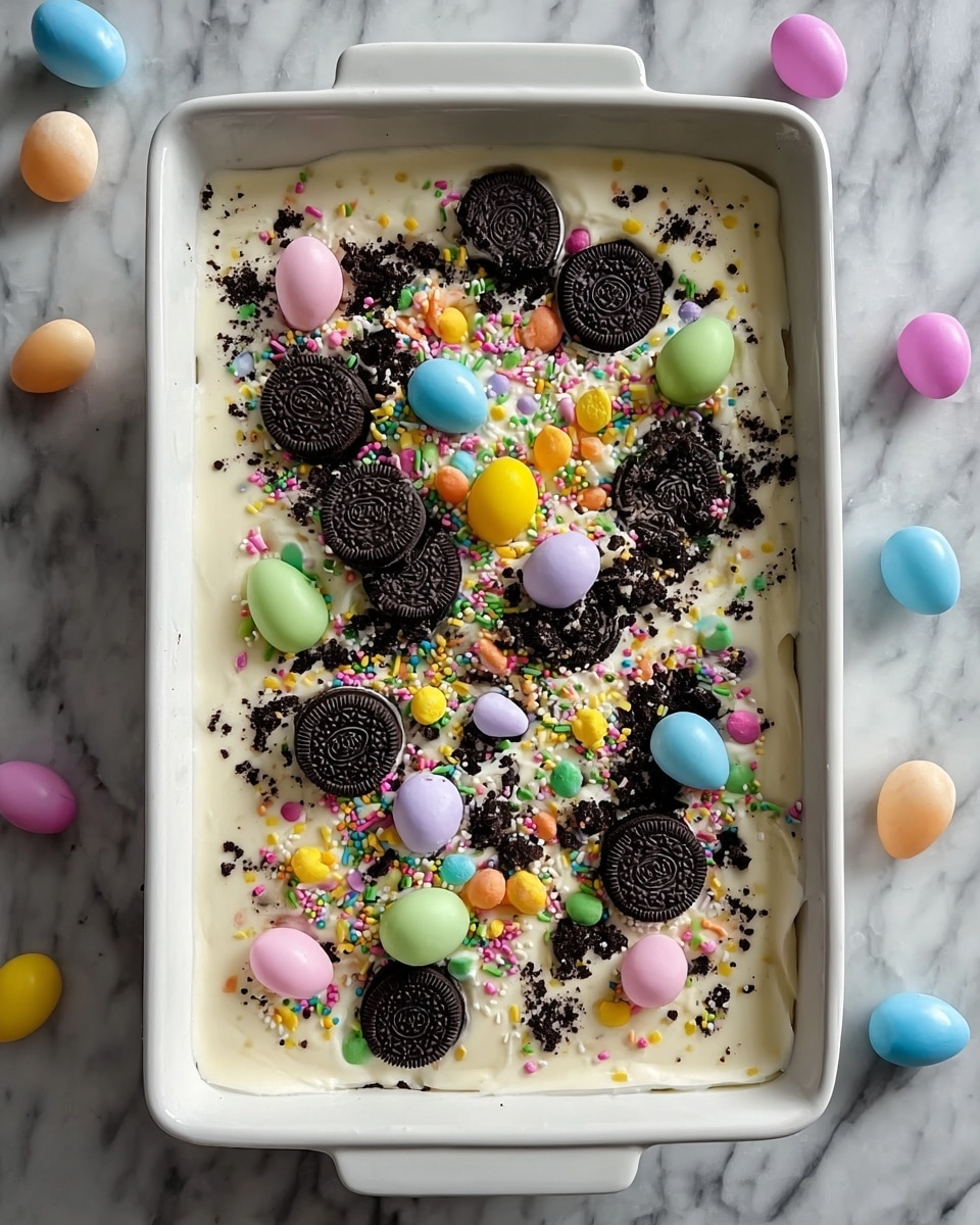 Easter Oreo Dirt Cake Recipe