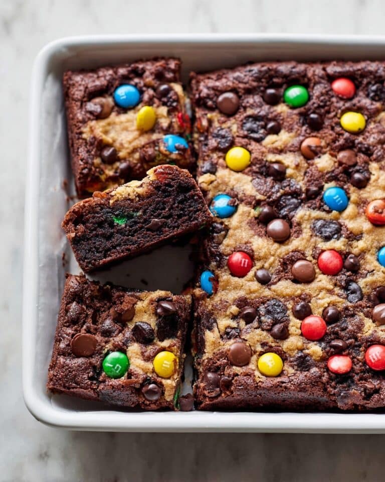 Monster Cookie Fudgy Brownies Recipe