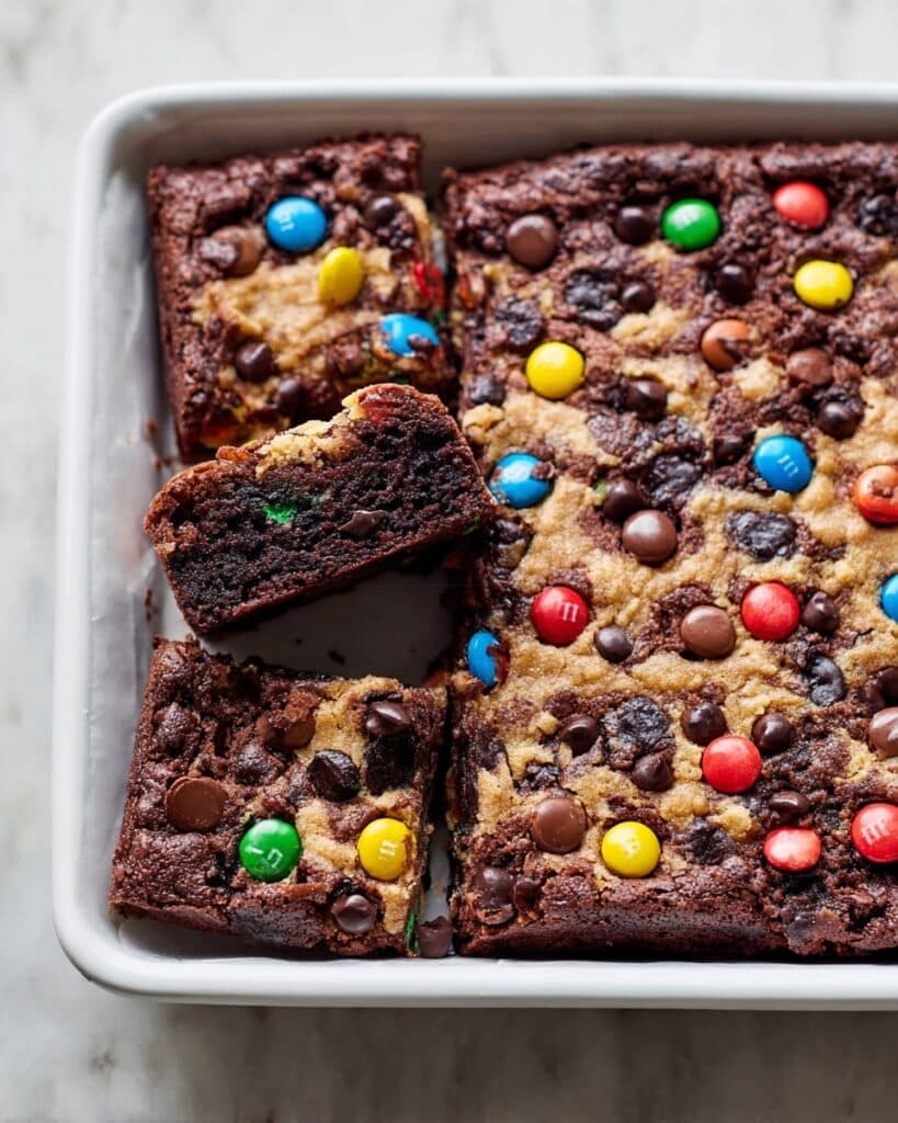 Monster Cookie Fudgy Brownies Recipe