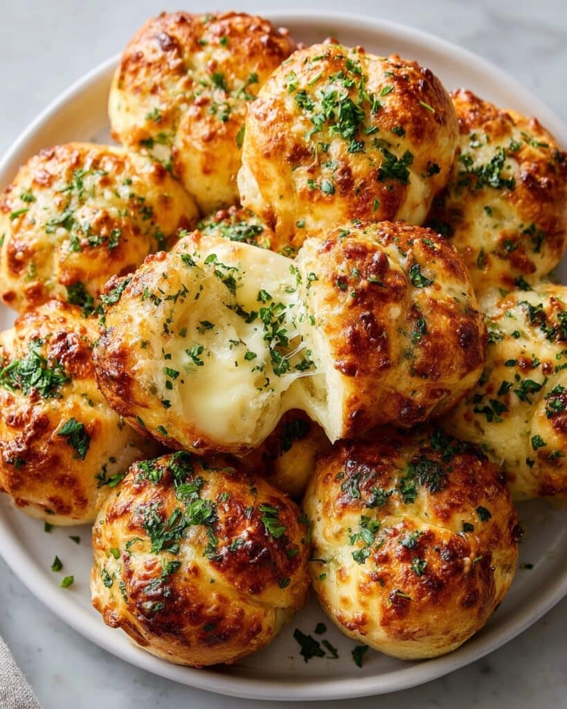 Buttery Garlic Cheese Bombs Recipe