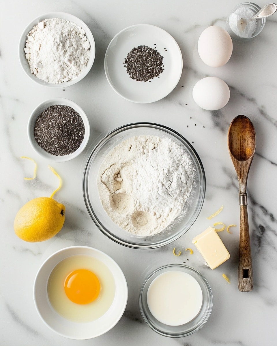 A single white plate holding one perfectly baked poppy seed muffin, shown in close-up with an angled view that reveals the soft, moist interior and the tiny poppy seeds dispersed throughout the tender crumb, golden-brown edges visible, natural lighting highlighting the texture, placed on a white marble surface for an intimate, styled food blog presentation photo taken with an iphone --ar 4:5 --v 7