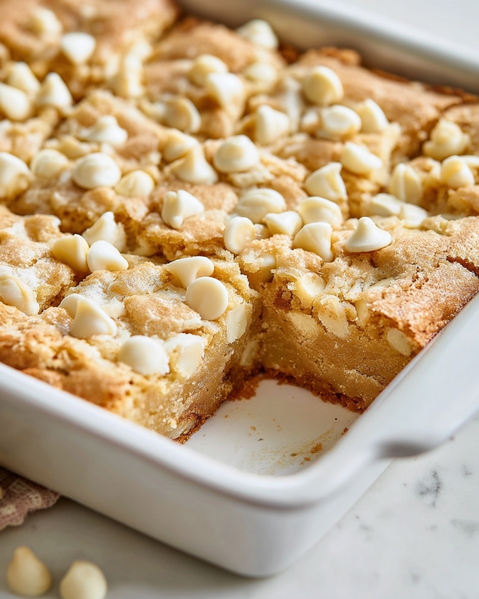 White Chocolate Blondies Recipe