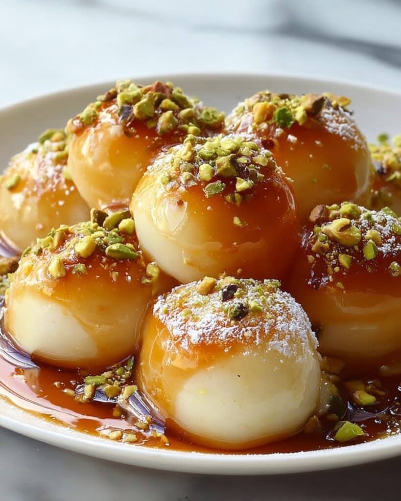 Ricotta Pistachio Honey Bites Recipe