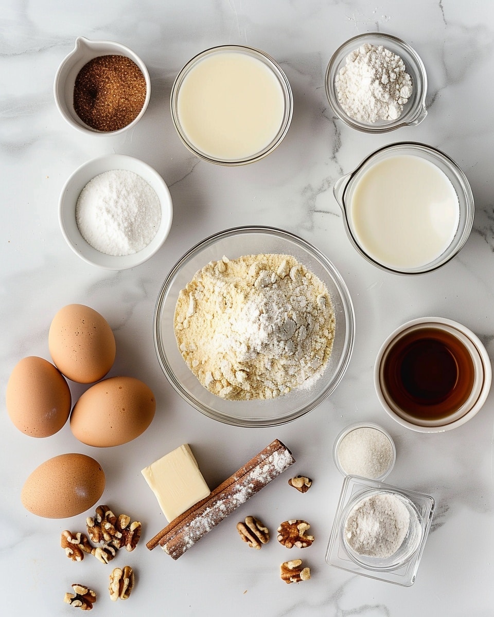 Single white plate presenting one generous slice of nut and spice-filled strudel, the interior layers revealed with finely chopped walnuts and cinnamon-spiced filling wrapped in golden, flaky phyllo pastry, dusted with powdered sugar on top, close-up angled shot emphasizing the crisp pastry texture and rich filling, placed on a white marble surface, natural lighting, styled like an elegant dessert serving from a food blog, photo taken with an iphone --ar 4:5 --v 7