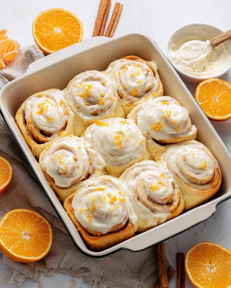 Orange Rolls with Cream Cheese Icing Recipe