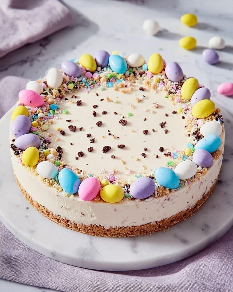 No Bake Easter Cheesecake Recipe