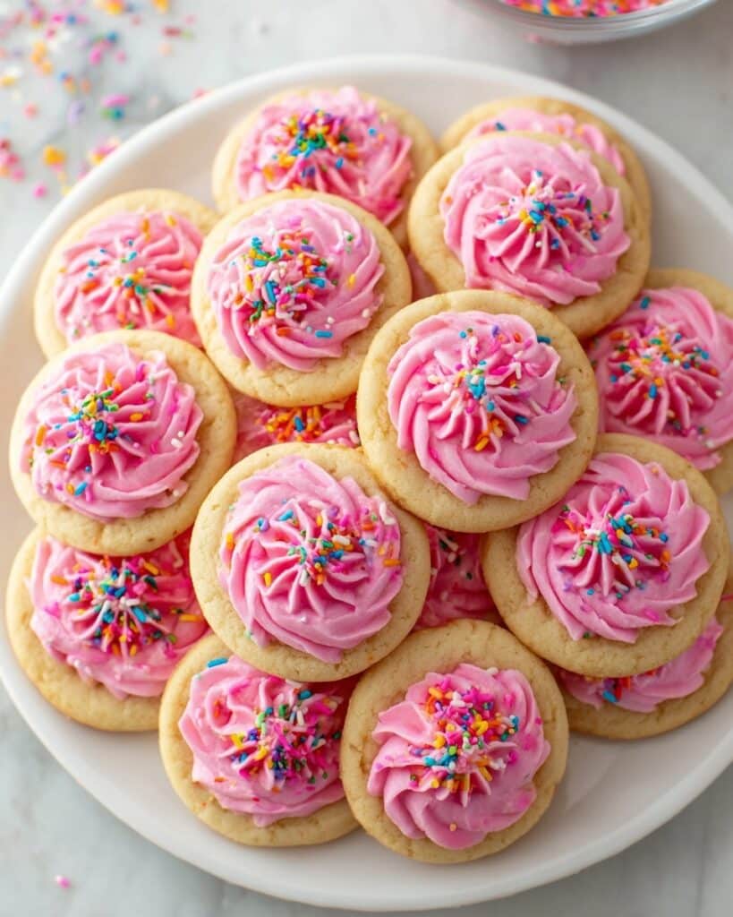 Sugar Cookie Cups with Cream Cheese Frosting Recipe