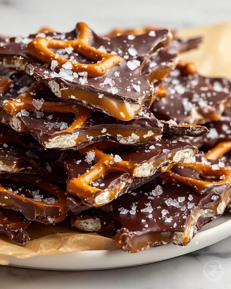 Salted Caramel Pretzel Bark Recipe