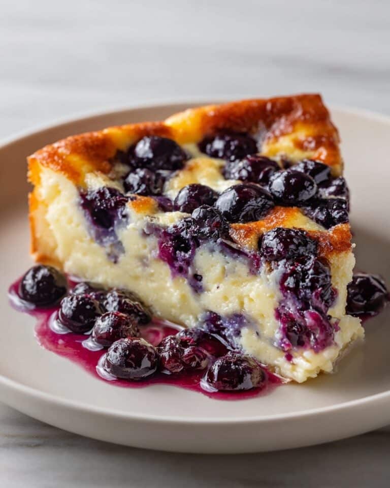 Blueberry Cottage Cheese Breakfast Bake Recipe