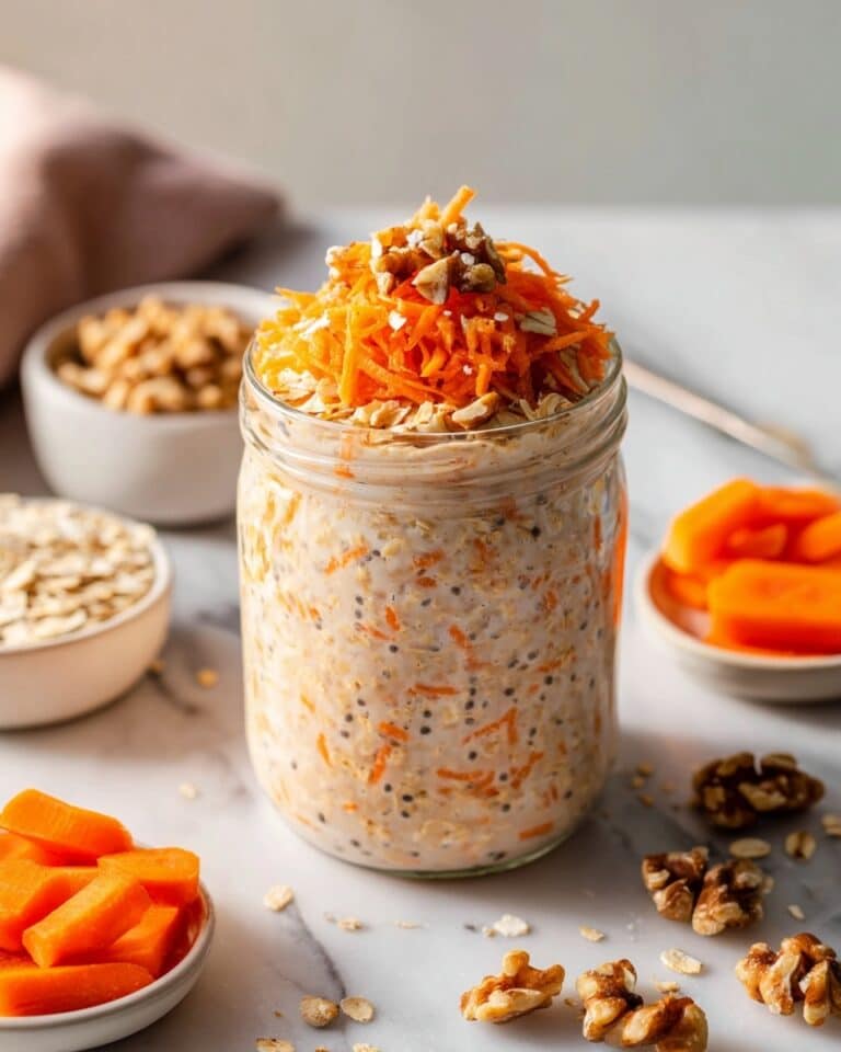 Carrot Cake Overnight Oats Recipe