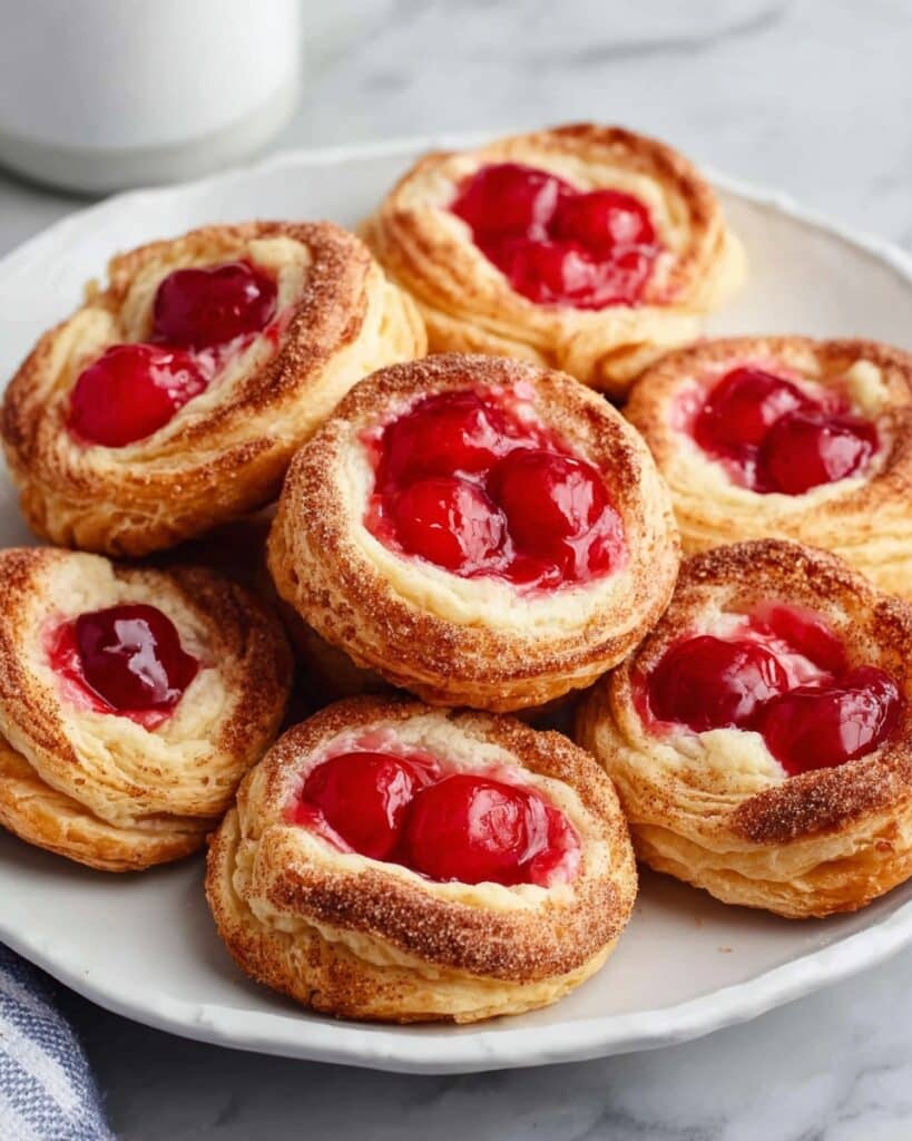 Easy Cherry Cream Cheese Crescent Rolls Danish Recipe