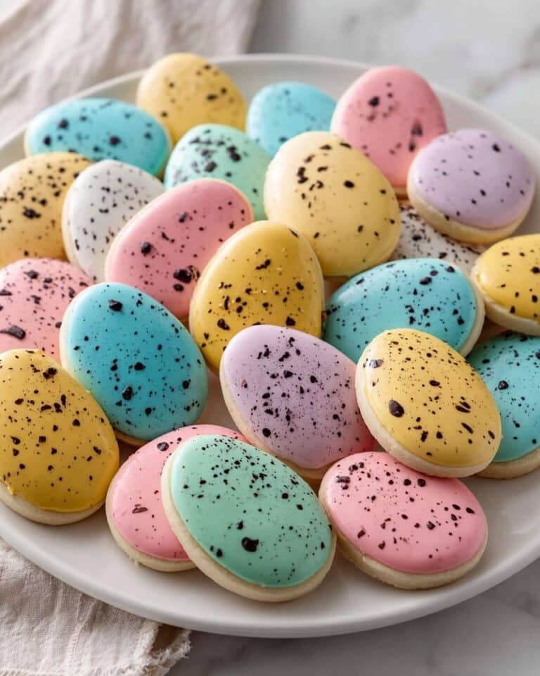 Speckled Easter Egg Sugar Cookies Recipe