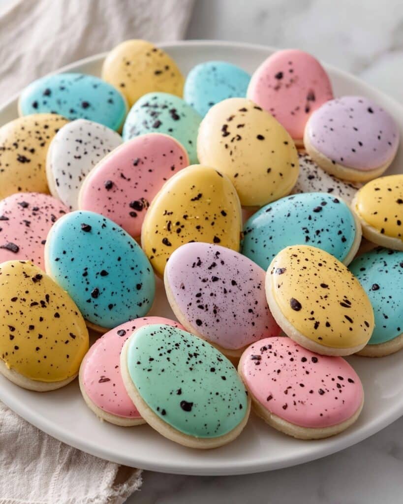 Speckled Easter Egg Sugar Cookies Recipe