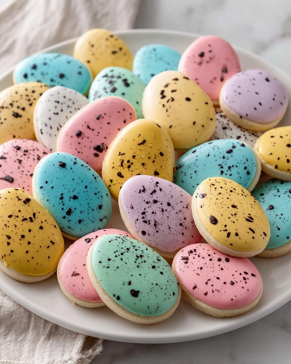 Speckled Easter Egg Sugar Cookies Recipe