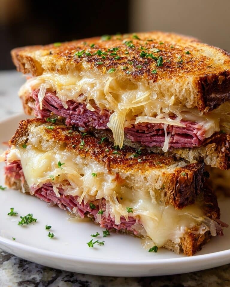 Irresistible Crispy Reuben Sandwich: A Juicy Delight Recipe