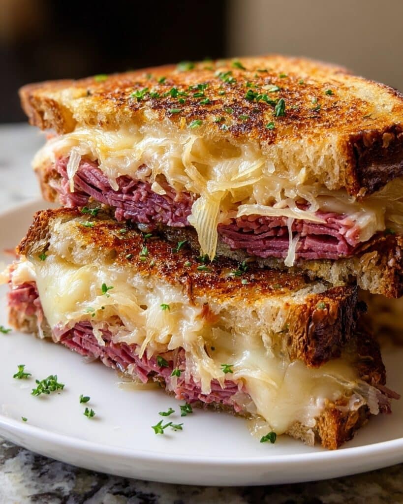Irresistible Crispy Reuben Sandwich: A Juicy Delight Recipe