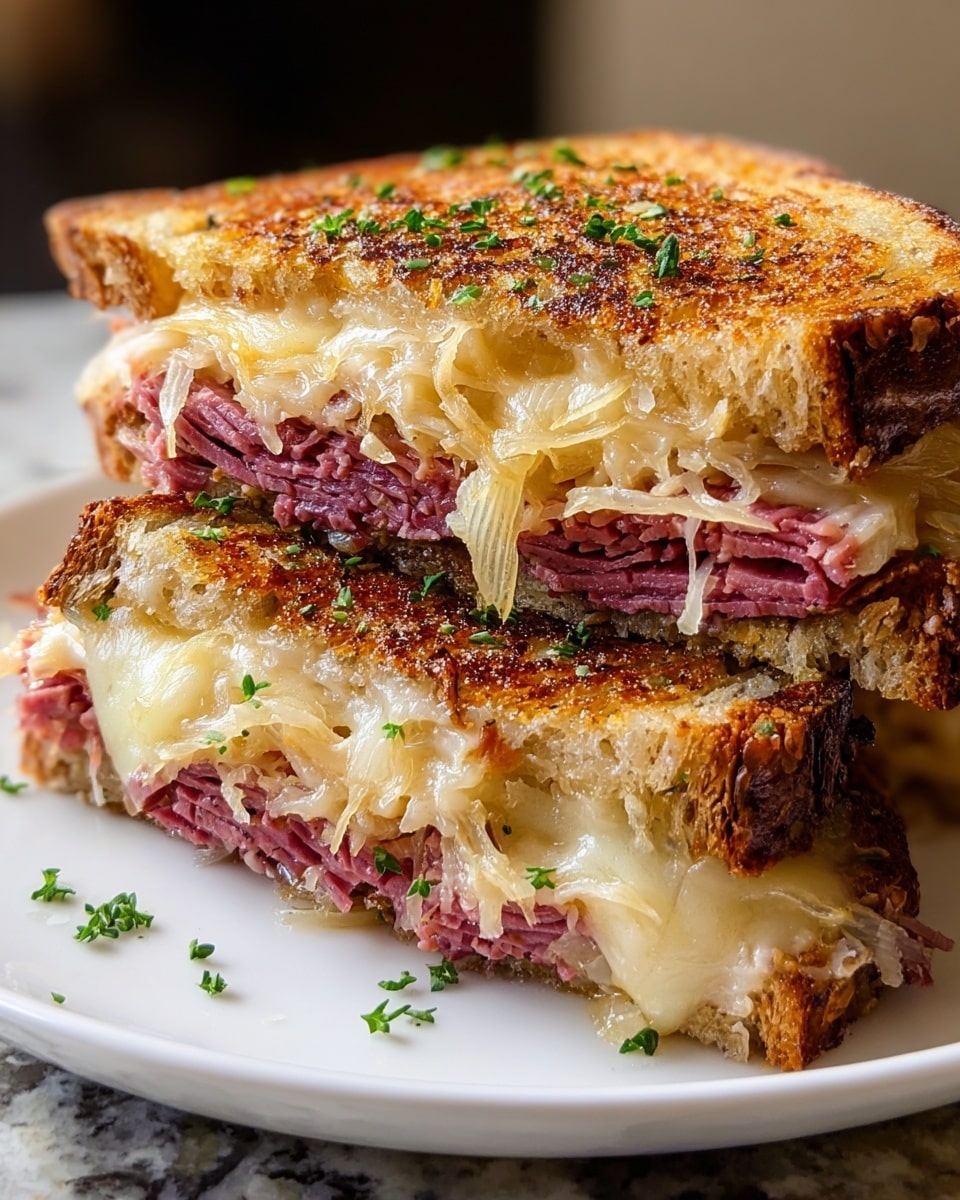 Irresistible Crispy Reuben Sandwich: A Juicy Delight Recipe