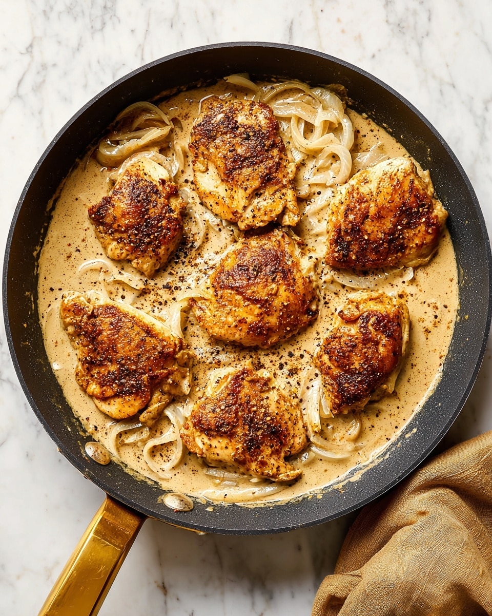 Creamy Caramelized Onion Chicken Recipe