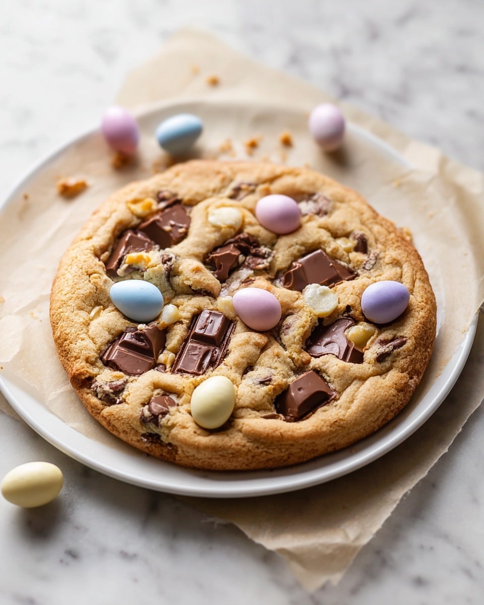 Cadbury Mini Egg NYC Cookies (Thick, Gooey & Bakery-Style) – A Festive Treat Recipe