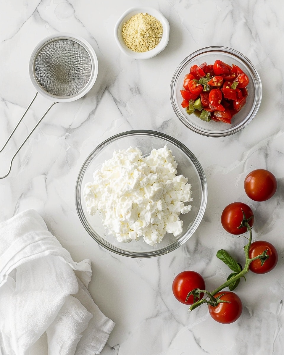 Single white bowl presenting a generous serving of creamy melted cheese dip with finely chopped red onions, diced tomatoes, and fresh cilantro sprinkled on top, a single tortilla chip dipped partially into the rich, smooth cheese, showcasing the glossy texture and vibrant ingredients, placed on a white marble surface with natural lighting giving a warm, inviting close-up view, styled as an intimate food blog serving photo taken with an iphone --ar 4:5 --v 7