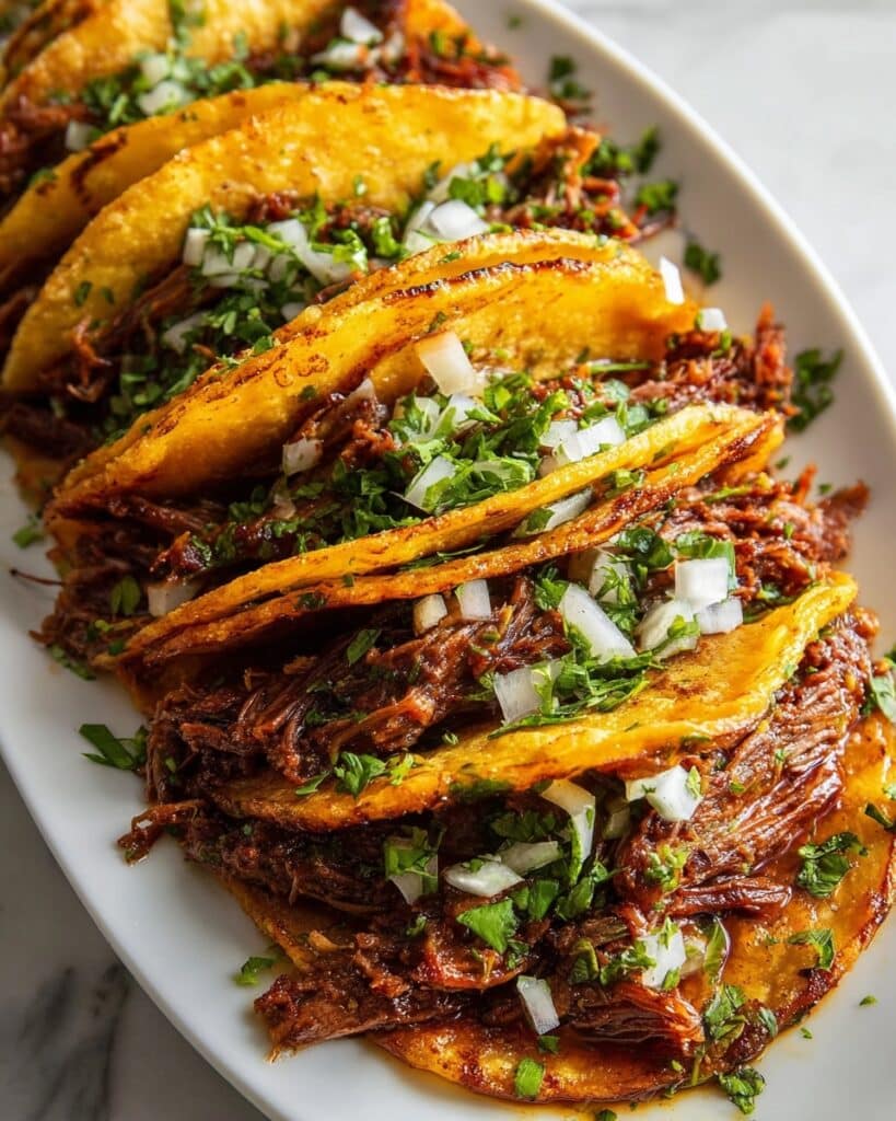 Crock Pot Birria Tacos Recipe