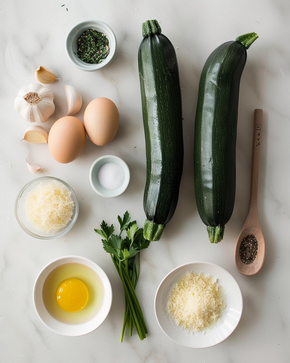 Single white plate showcasing one golden-brown zucchini fritter ball with a crisp, textured crust speckled with green zucchini strands and herbs, resting next to a small dish of creamy, herb-speckled dipping sauce garnished with fresh parsley, shot close-up to reveal the crunchy exterior and moist, tender interior hints, artfully placed on a white marble background under natural light, intimate plated serving photo taken with an iphone --ar 4:5 --v 7
