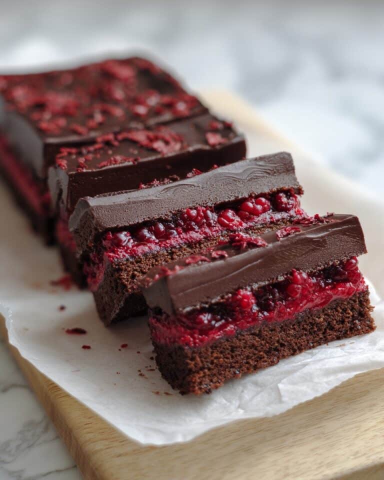 Chocolate Raspberry Protein Brownies Recipe
