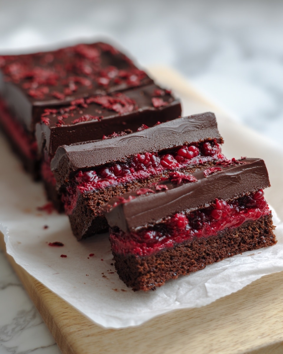 Chocolate Raspberry Protein Brownies Recipe